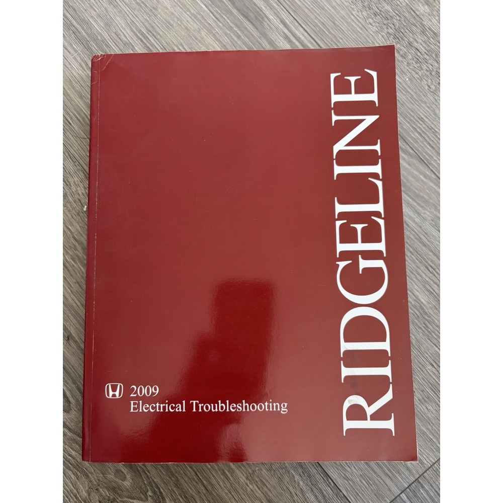 2009 Honda Ridgeline Electrical Troubleshooting Manual Book Wiring Diagram Truck